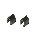 New ONE Set New LCD Hinges Cap Cover Black Replacement for Dell Inspiron 3421 3437 5421 5437 Latitude 3440 Series Laptop (Left Right)