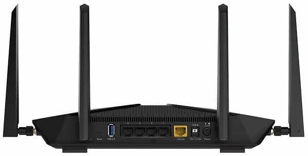 NETGEAR Nighthawk AX5400 WiFi 6 Router with One Year Advanced Internet Security Included, RAX54S-100NAS