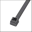 EverMark EM-11-50-0-C 11 in. Ultra Violet Black Cable Tie, 50 lbs - Pack of 100
