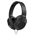 Philips Audio H2005BK/00 Over-Ear Stereo Headphones Wired (2 m Cable, 40 mm Neodymium Drivers, Passive Noise Isolation, Adjustable Headband
