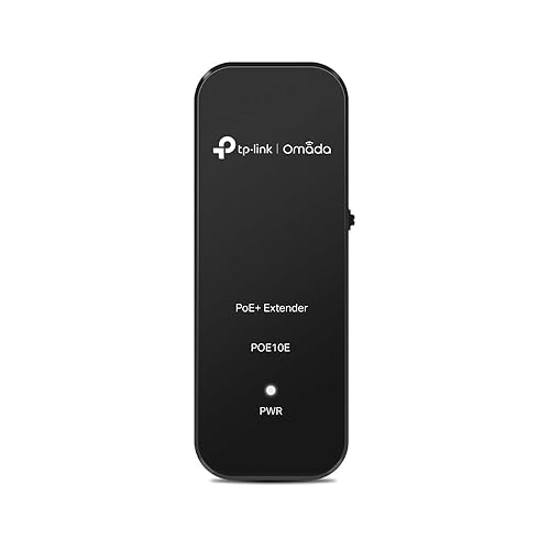 TP-Link POE10E | Omada 10/100 Mbps PoE+ Extender | Work with 802.3af/at Devices | 250 m (820 ft) Extend Distance | Ideal for Long Distance