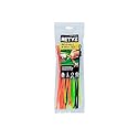 RETYZ Releasable Cable Ties Combo Pack, 30 Pack, 50 lb Tensile Strength, 8-Inch, Multi-Color (Black, Fluorescent Orange, Fluorescent Green), Heavy