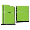 MightySkins Skin Compatible with Sony Playstation 4 PS4 Console wrap Sticker Skins Solid Green