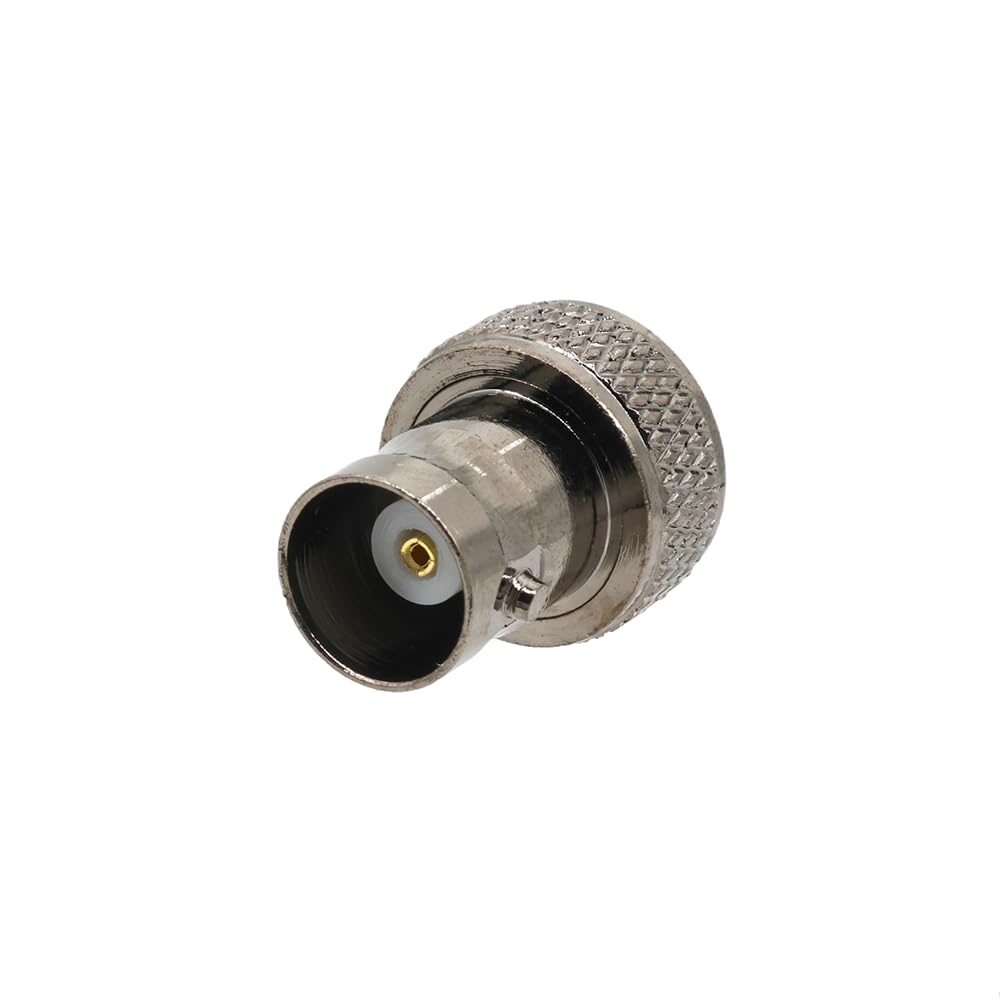 YiNiTone 2pcs SMA Female to BNC Female Connector Low Loss for Baofeng UV-5R BF-888S Quansheng UV-K6 UV-5RPlus Ham Radio Convert Adapter Walkie Talkie