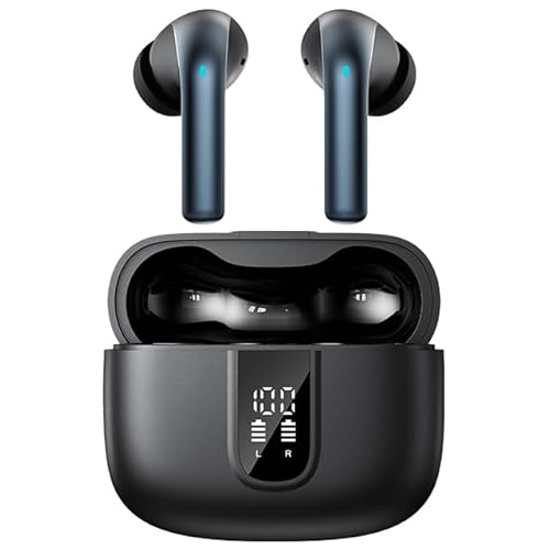 HYFAI Wireless Earbuds, 2025 Bluetooth 5.4 Headphones in Ear with 4 ENC Noise Cancelling Mic,Wireless Earphones HiFi Stereo Deep Bass 40H Playtime…