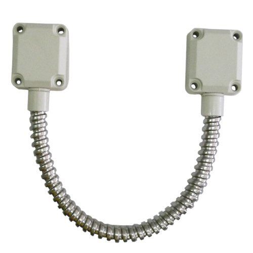 Visionis VIS-2000 Flexible Stainless Steel Armored Door Loop Zinc Plated with Nylon Ends for Security Access Control