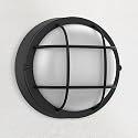 Faymart lighting 8" Nautical Outdoor Light-Black Round Bulkhead LED Lights,Sauna Light Fixture Outdoor 8" Nautical Bulkhead Light 3000K,1500LM,15W LED