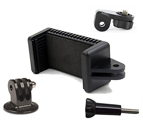 Octo Mount | Universal Smartphone Holder w/GoPro Style Mount Attachment, Tripod Adapter & Screw Adapter for Any Phone. Connect Your Smartphone to Any