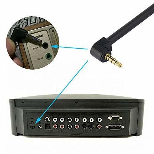 Jingelmall 3.5mm FM Antenna Plug Connector Replacement for Bose Wave Music System Indoor Sound Radio Bluetooth Stereo Receiver AV Audio Vedio Home