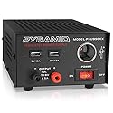 Universal Compact Bench Power Supply - 7 Amp Regulated Home Lab Benchtop AC-Dc Converter Power Supply for CB Radio, HAM W/ 13.8 Volt Dc 120V AC…
