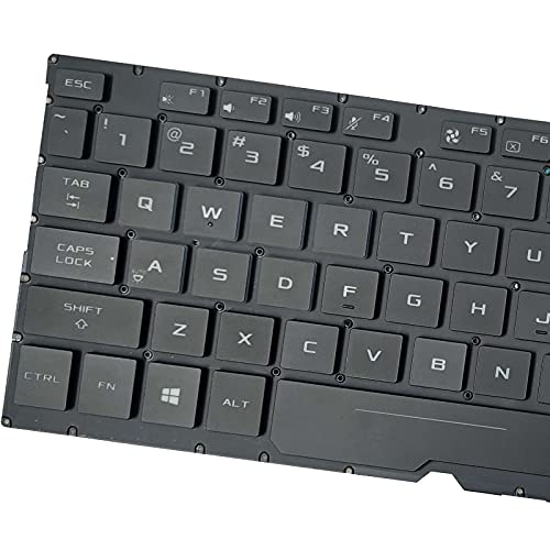 Laptop US Keyboard for Asus ROG GX501 GX501V GX501VI GX501VIK GX501VS GX501VSK GX501G GX501GI-XS74 0KNB0-6617US00 US Layout with Backlight