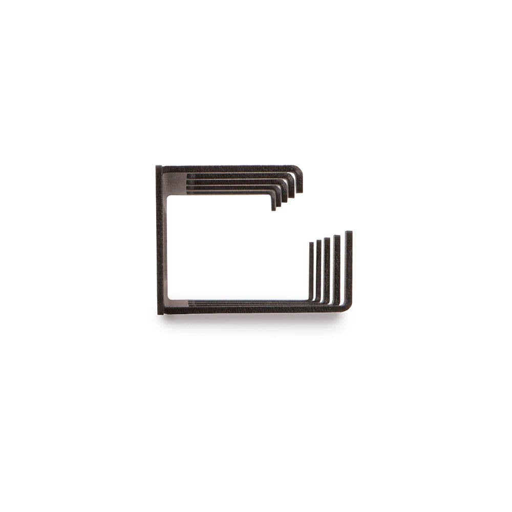 Kendall Howard 1U 5X D-Ring Cable Manager