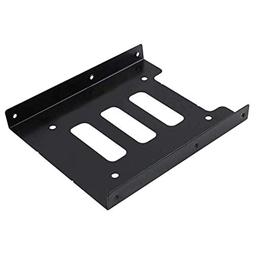 SSD Bracket 2.5 to 3.5 Adapter 2Pack, Hftywy SSD Mounting Bracket Kit 2.5 to 3.5 SSD HDD Hard Disk Drive Bays Holder Metal Mounting Bracket Adapter
