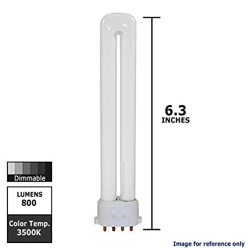 Ushio BC8841 13W T4 4-Pin (2GX7) Base 3,500K Single Tube Compact Fluorescent Light Bulb