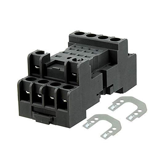 Idec SY4S-05C, Relay Socket, 14 Pin, 4 Pole, 7 A, DIN Rail, M3 Screw, Finger-Safe (IP20) Terminals