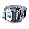 Huaute Projector Lamp with Housing for Epson ELPLP58, EX3200, EX5200, EX7200, PowerLite 1220, 1260, S9, X9, S10+, VS200, EB-S10, EB-S9, EB-S92 - LED