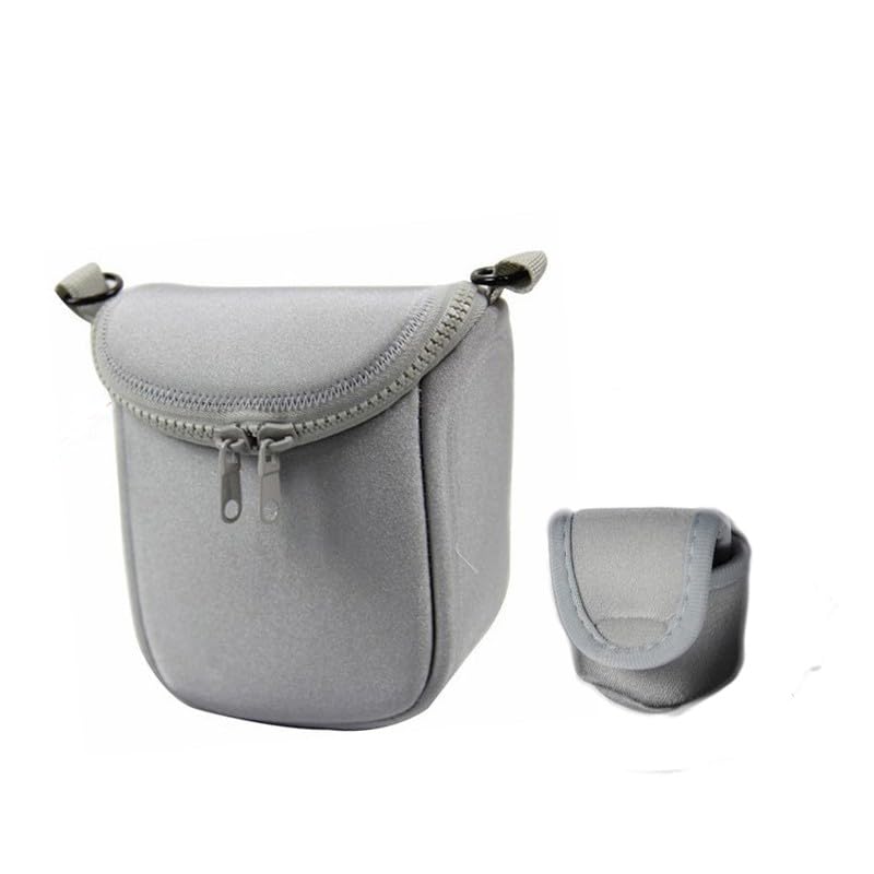 BIZOEdigital Protable Camera Cover Case Bag For Olympus E-M10 EM10II E-M5II EP3 EM5 EPL6 EPL7 E-PL8 EPL5 EP5 14-42mm Lens with strap (Grey)