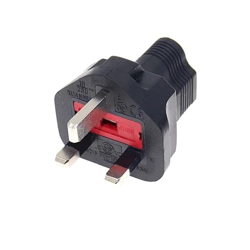 Tekit UK US Plug Adapter Power Converter,NEMA 5-15R Receptacle to BS1363 3-Prong Electrical Adapter,US UK Plug Adapter England/Scotland/Ireland…