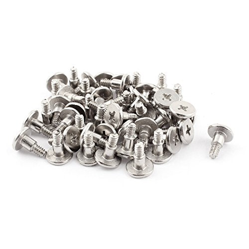 uxcell Laptop Shockproof Phillips Flat Head Bolts HDD Hard Drive Screws 50pcs