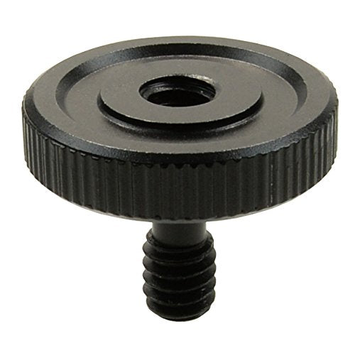 PhotoTrust 2 Pack Black Metal 1/4" Male to 1/4" Female Screw Adapter for Camera Tripod L Type Bracket Stand Tripod Ball Head