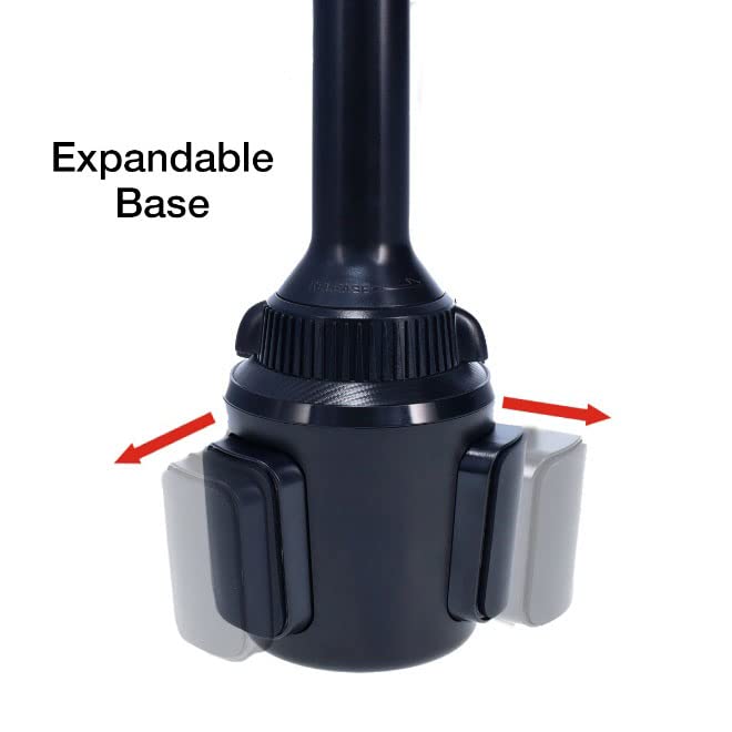 Cummins Cup Phone Holder for Car or Truck CMNCHPH - Adjustable Phone Mount for Cell Phone Car Phone Holder - Black