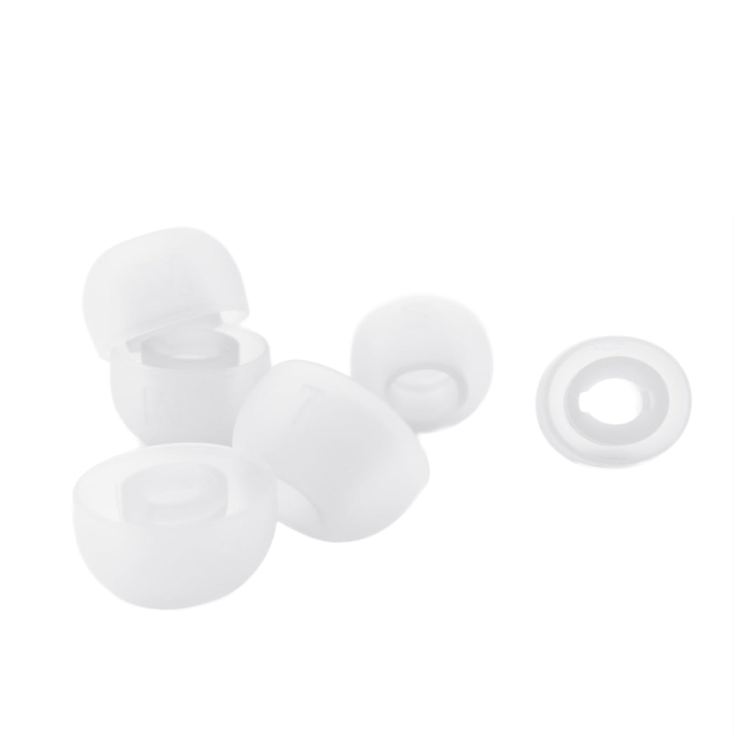 Replacement Earbuds Tips for JBL Tune Buds, JBL Tune Buds 2, Silicone Eartips, 3 Pairs (S/M/L) White