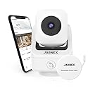 Jarnex 2K Indoor Pan Tilt 360 HD 2.4GHz WiFi Home Security Camera, Baby/Pet Monitors, 2 Way Audio, Smart Light Night, Bluetooth Fast Link, One Click