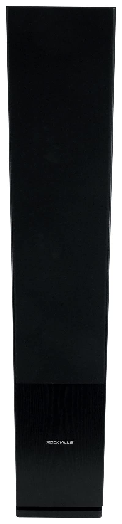 Rockville RockTower 68B Passive Tower Speaker, 8 Ohm, Black, High-Fidelity Sound, Detachable Grille, 3-Way, 6.5", 500W, MDF, Perfect for Home Audio