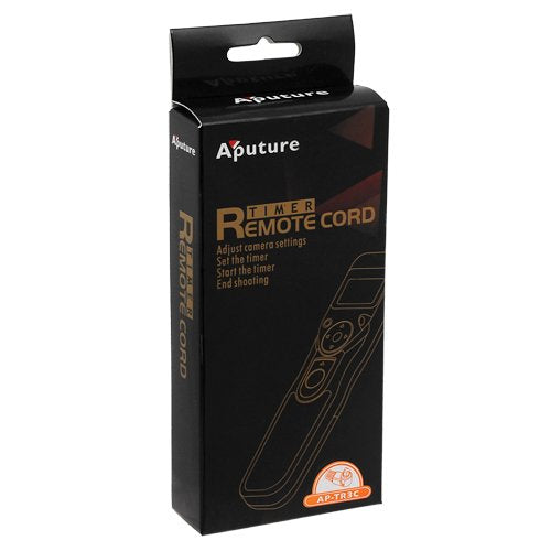 Aputure Remote Shutter Release Timer/Intervalometer - 3C Camera Remote for Professional Canon Cameras (Replaces Canon's RS 80-N3)