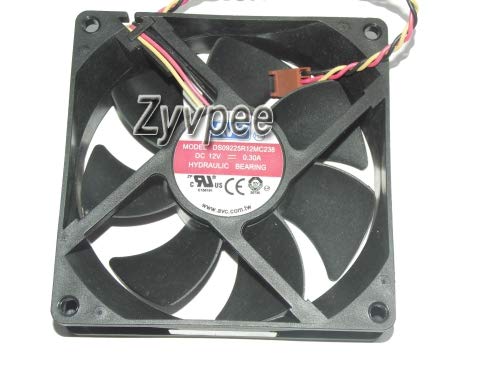Zyvpee® 92mm DS09225R12MC238 12V 0.3A 3Wire Cooling Fan DS09225R12M C238