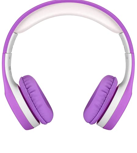 Nenos Purple Kids Headphones - Limited Volume Children's Headphones for Toddlers