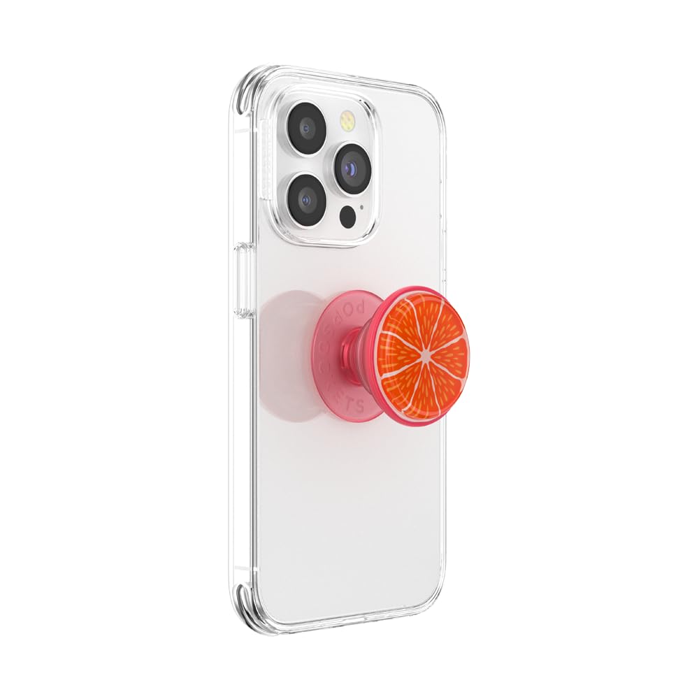 PopSockets Adhesive Phone Grip, Holder, Phone Stand, Squishy - Jelly Citrus