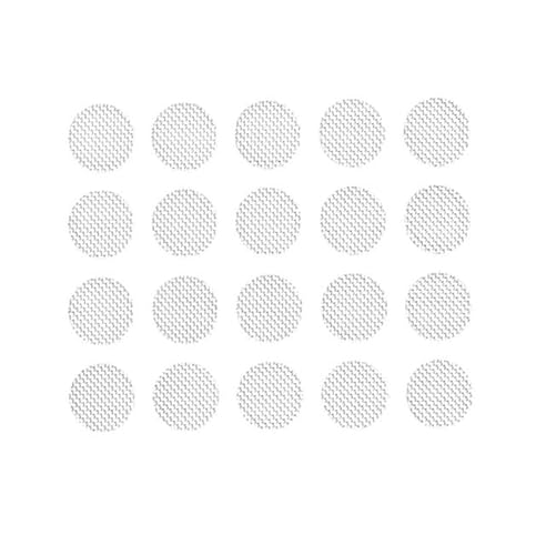 WLSuDHoncc 20Pcs/Set Silver Earbuds Filters Earphone Filter Mesh,Earbud and in-Ear Headphones Earphone Protective Filters Earphones Accessories(4mm)