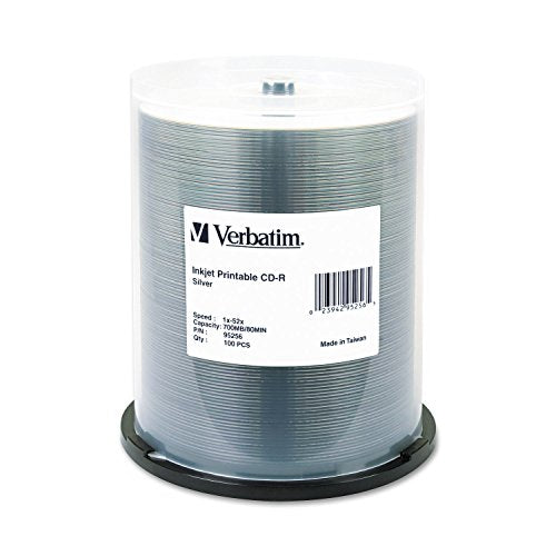 Verbatim 95256 CD-R Optical Disc, Silver