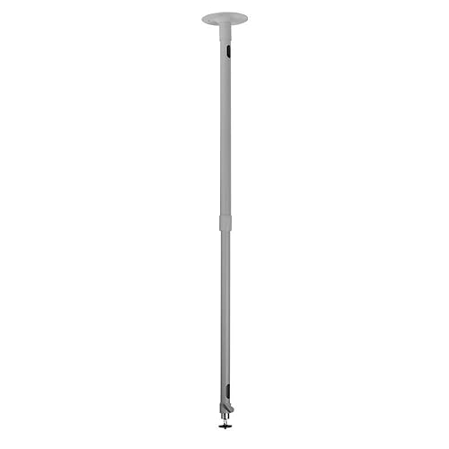 VideoSecu 24-40 Inch Adjustable Tilt Swivel Bracket Long Drop Ceiling Mount Stand for CCTV Security Camera Housing Home Surveillance System 1P4