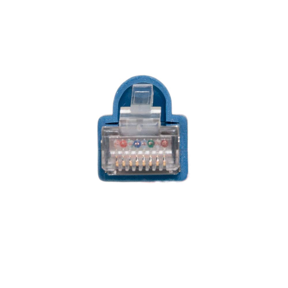 CableWholesale Cat6 F/UTP Shielded Ethernet Cable, Snagless, 14 ft, Blue
