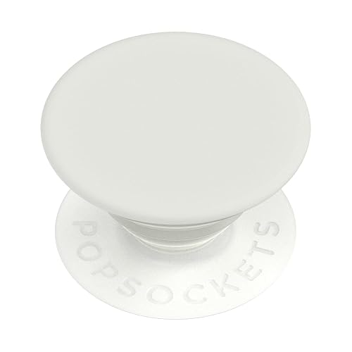 PopSockets Adhesive Phone Grip, Holder, Phone Stand, White - Creme Fresh