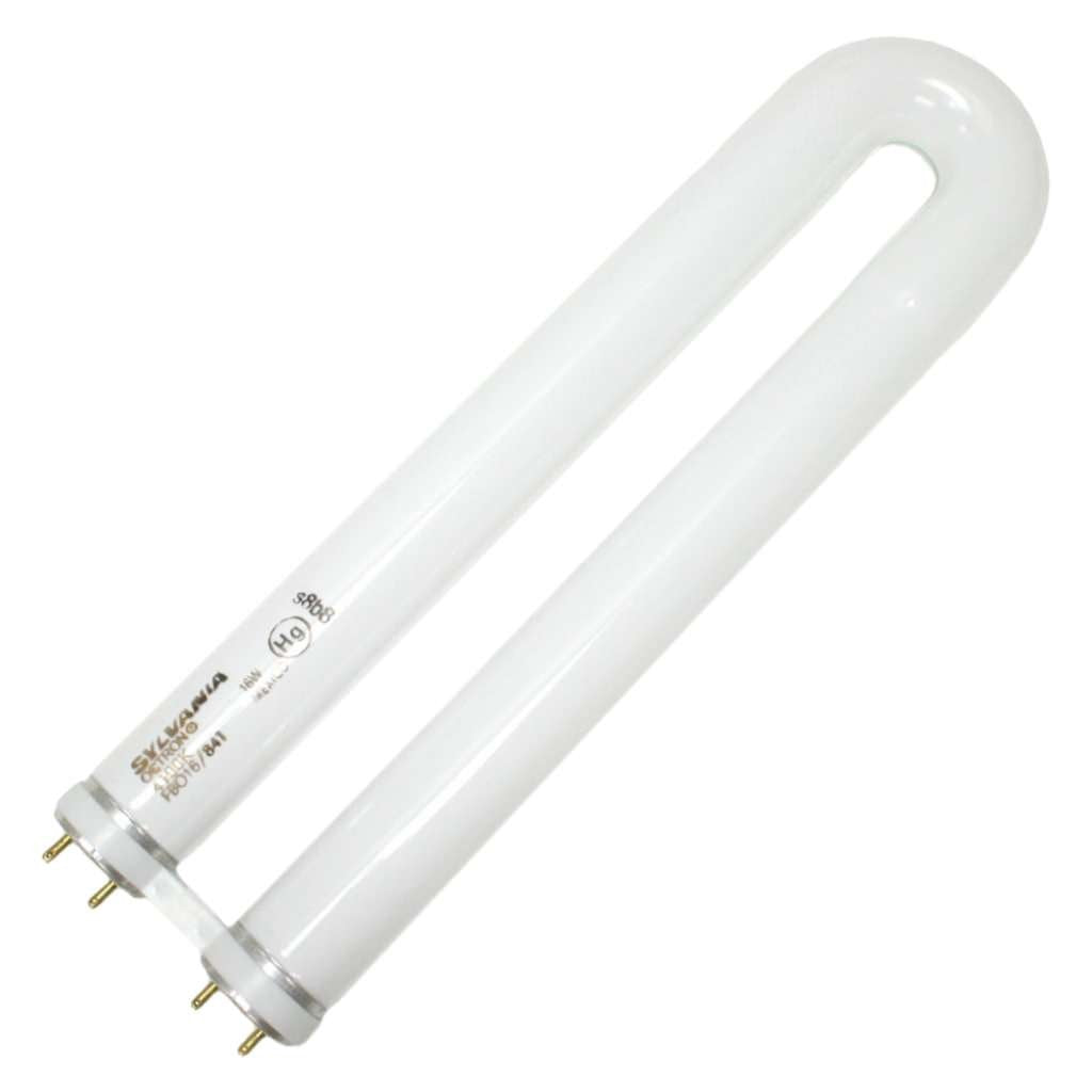 Sylvania 21836 -FBO16/841 U Shaped T8 Fluorescent Tube Light Bulb, 1 Count (Pack of 1), Frosted