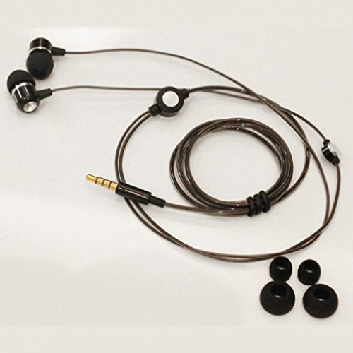 Premium Sound Quality Jewellery Style Wired Headset Earbuds Microphone for Microsoft Surface, Pro 2, 3 - Verizon Ellipsis 7, 8 - LG G Pad 7.0, 8.0…