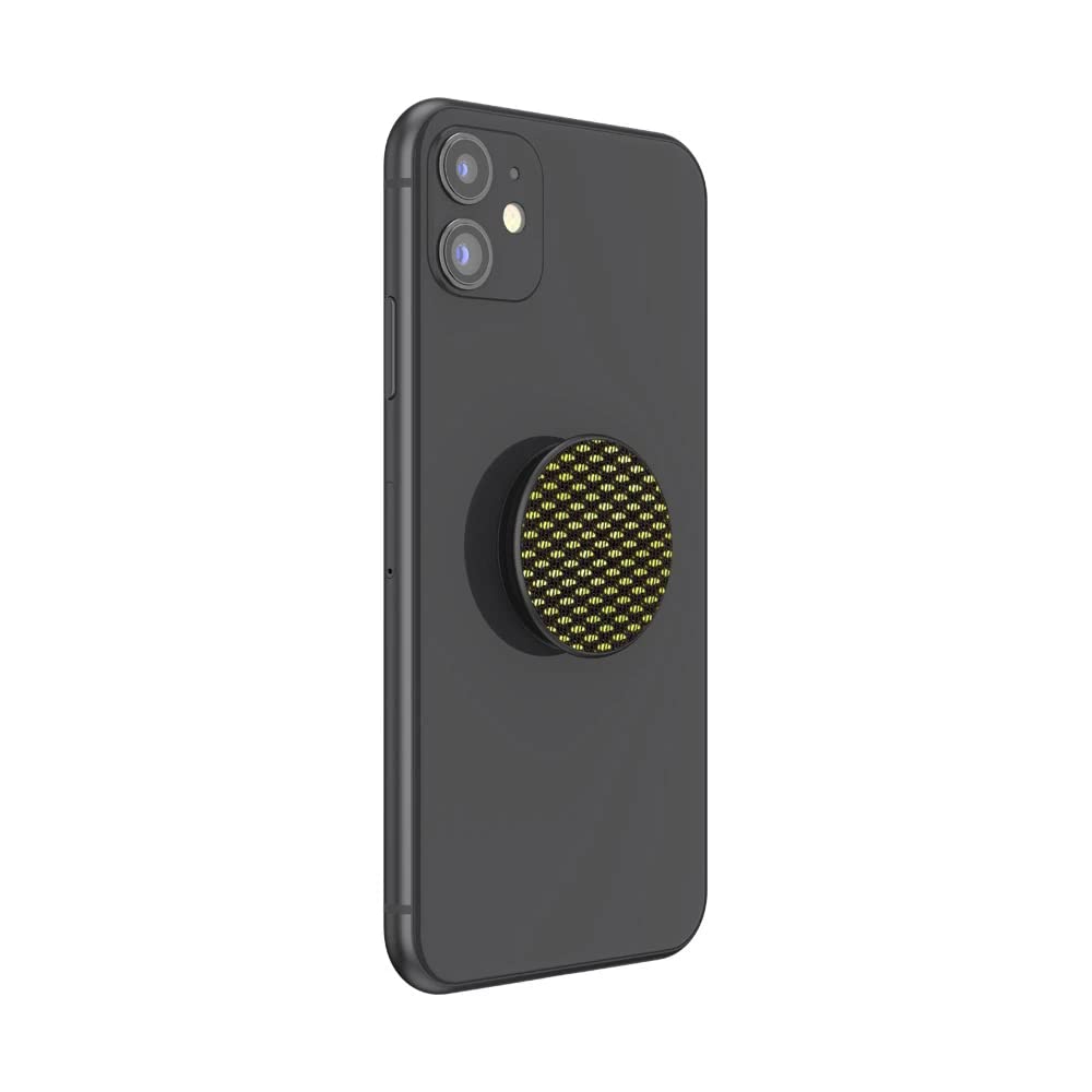 PopSockets Phone Grip with Expanding Kickstand, Playful PopGrip - Mesh Neon Green