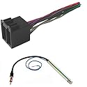 Car Stereo Wire Harness and AM/FM Radio Amplified Antenna Adapter to Install an Aftermarket Radio for VW Volkswagen : 1999-2010 Beetle, 1998-2001