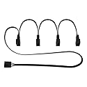 ARCTIC 4-Pin PWM Fan Splitter Cable - PST Extension-Cable for 4 Case Fans, PC Fans, PWM Splitter Cable, Multi-Fan Connector, Fan Splitter, Extension