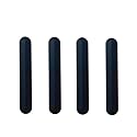 4PCS Bottom Case Rubber Feet Strip Replacement for HP Pavilion 14 X360 14-CD TPN-W131 Laptop Bottom Rear Cover Rubber Foot Mat Black