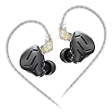 KZ Zax in Ear Headphones 7BA+1DD Hybrid 16 Drivers HiFi Noise Cancelling in Ear Monitor, Zin Alloy Shell Metal Wired Earphone with 3.5mm Jack…