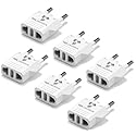 United States to Italy Travel Power Adapter to Connect North American Electrical Plugs to Italian Outlets for Cell Phones, Tablets, eReaders…
