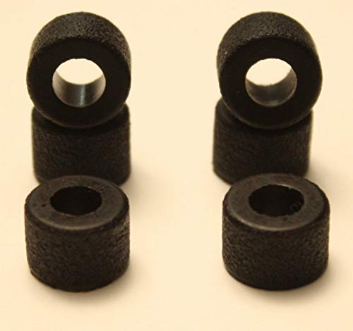 High Performance 6 Rear + 6 Front Tires for Tyco 440x2 Mattel HPX2 Tyco 440 Slot Cars 12 Tires Perfect Made