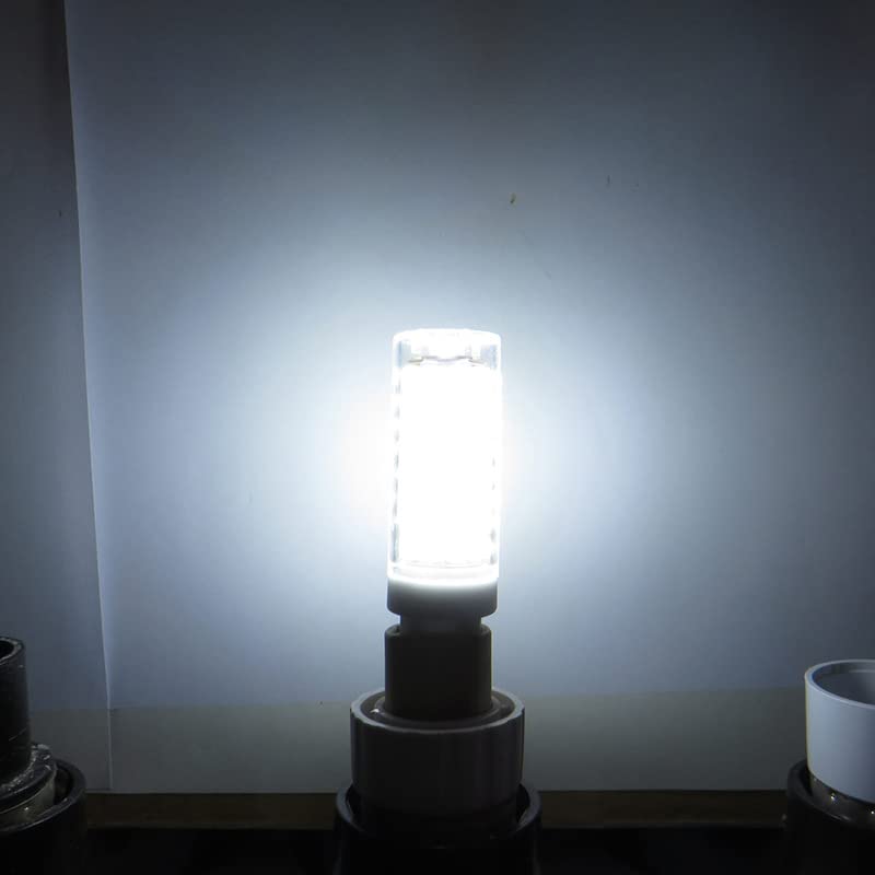 9W E12 Mini LED Corn Light Bulbs Dimmable Replacement 90W Incandescent Candelabra Lamp 102 LEDs 2835 SMD 1350Lumen Daylight White 6000K Bulb CRI>90+