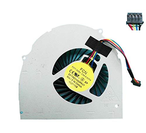 Z-one Fan Replacement for Dell Latitude E6540 Precision M2800 Series CPU Cooling Fan P/N: 072XRJ 72XRJ 4-Wires 4-Pins