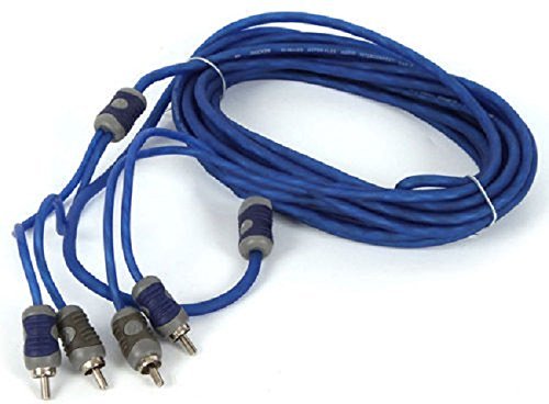 Kicker 46KISL K-Series Interconnect, Speaker Wire to RCA Adapter w/ 46KI26 6 Meter 2-Channel Signal Cable