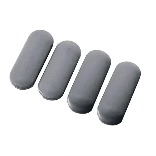 Jingelmall Laptop Feet Replacement - Grey, 4pcs - Dell Latitude 5500/5501/5502/5505/5509/5510/5511 & Precision 3540/3541/3542/3550/3551 Anti-Slip